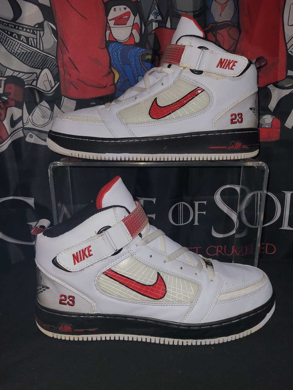 Nike Air Jordan Paul Wall Af1 X High-Top Sneakers
